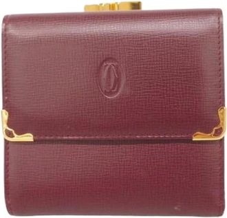 Cartier Pre-owned Wallets, female, Red, Size: ONE SIZE Pre-owned Vintage Wallet