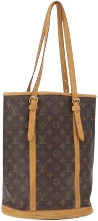 Louis Vuitton Pre-owned Bucket Bags, female, Brown, Size: ONE SIZE Pre-owned Vintage Bucket Bag
