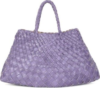 Tiffany & Fred Woven Leather Top Handle Bag