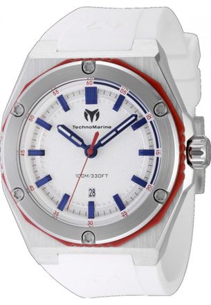 Technomarine TM-416066 Mens Coral Legacy Watch - Silver - One Size
