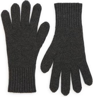 Vince Shaker Stitch Wool & Cashmere Gloves in 010Chr at Nordstrom Rack