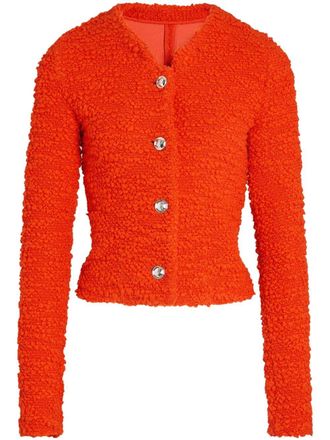 Giambattista Valli tweed jacket - Orange