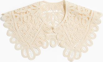 H&M Kragen im H&auml;kellook - Beige