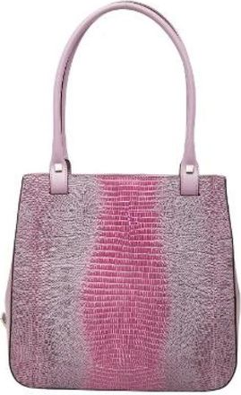 Ferragamo Pre-owned Tote Bags, female, Purple, Size: ONE SIZE Pre-owned Embossed Tote Bag