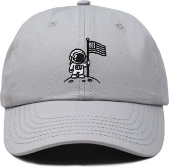 Dalix Moon Mission Dad Cap in Gray at Nordstrom