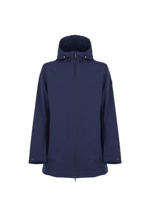 Colmar Blue Adjustable Hood Zip Casual Jacket