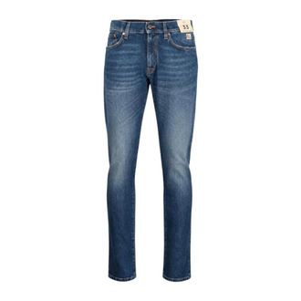 Roy Rogers Slim-fit jeans - Heren - Jeans - Blauw - Maat: W33