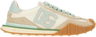 Dolce & Gabbana Athletic Fabric Sneakers - Dames - Sneakers - Veelkleurig - 36 EU - Leer - Schoenen