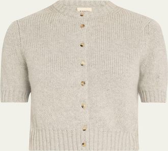 Khaite Nora Cashmere Knit Cardigan