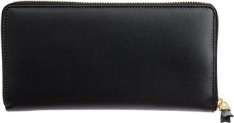 Comme Des Gar&ccedil;ons Leren Portemonnee met Rits - Heren - Portefeuilles - Zwart - ONE Size - Leer - Accessoires