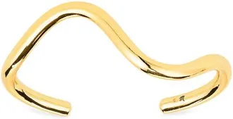 Madewell Wavy Cuff Bracelet in Antique Gold at Nordstrom