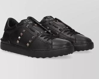 Valentino Garavani leather lace-up sneakers