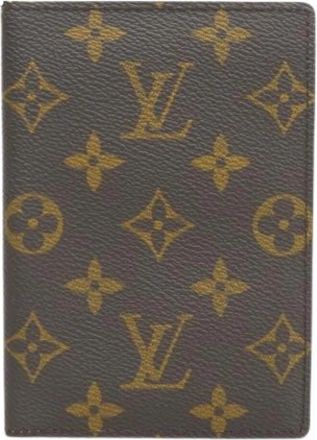 Louis Vuitton Pre-owned Paspoorthoesje - Dames - Vintage Accessoires - Bruin - ONE Size - Vintage