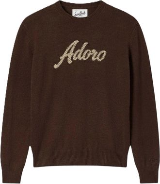 MC2 Saint Barth Brown Textured Knit Sweater