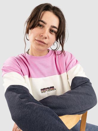 Rip Curl Las Dalias Colourblock Crew Sweater blauw
