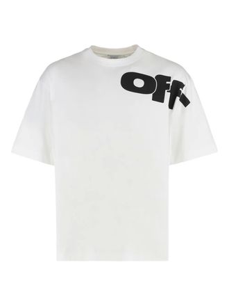 Off-white logo-print T-shirt - men - Cotton/Elastane - L
