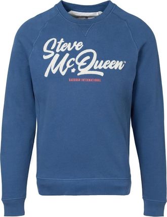Barbour Holts Sweatshirt - Heren - Sweatshirts - Blauw - L - Katoen - Hoodies & sweatvesten