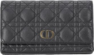 Dior Cannage Caro Belt Pouch With Chain (Authentic Pre-Loved)