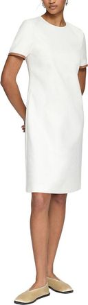 Lafayette 148 New York Short Sleeve A-Line Dress