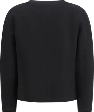 Max Mara Womens Black Triacetate Coat Clothing