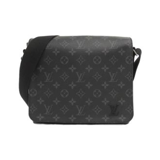 Louis Vuitton Black Coated Canvas Shoulder Bag (Pre-Owned)