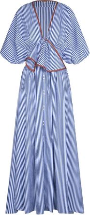 Johanna Ortiz Abito midi Endless Spring - Blu