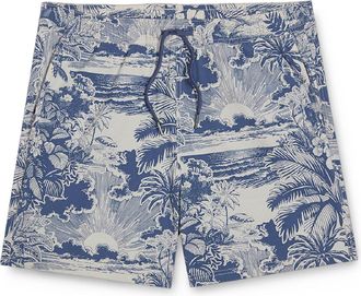 Fair Harbor Mens Bungalow 5 Swim Trunks Gray XXL