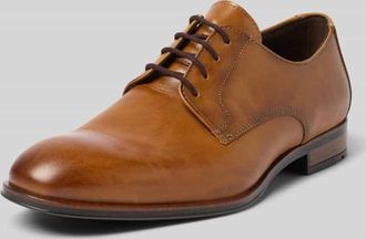 Lloyd Derby-Schuhe aus Leder Modell Sabre in Cognac, Größe 42,5