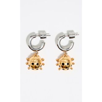 Bimba & Lola Ladybug Hoop Earrings in Gold at Nordstrom