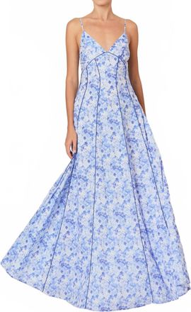 Rosie Assoulin Cami Maxi Dress In Watercolor Floral