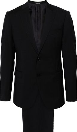 Emporio Armani virgin-wool suit - men - Viscose/Virgin Wool/Acetate - 52 - Blue