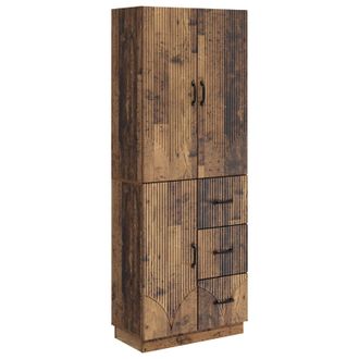 vidaXL Juego De Armarios 2 Uds. Madera Envejecida Madera De Ingenier&iacute;a Vidaxl