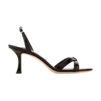 Jimmy Choo London High Heel Sandals, female, Brown, Size: 8 US Elsy 70 Sandals