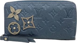 Louis Vuitton Blue Long Wallet (Bi-Fold) (Pre-Owned)