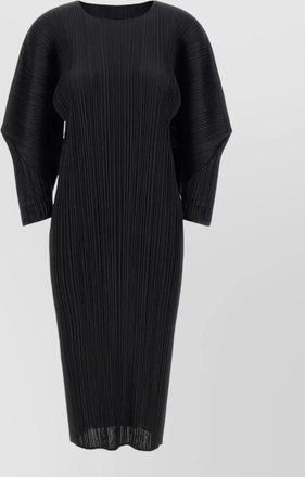 Pleats Please Issey Miyake skyline pleated midi dress