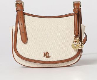 Lauren Ralph Lauren Borsa Marcy Lauren Ralph Lauren in canvas e pelle