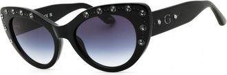 Guess Smoke Gradient Cat Eye Unisex Sunglasses GU00163 01B 54