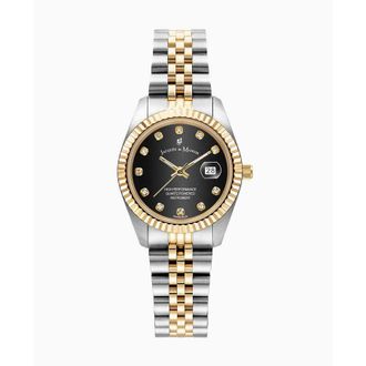 Jacques du Manoir Inspiration Elegance Diamond Black Dial Ladies Watch JWL01207