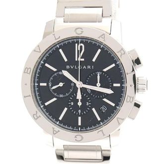 Bulgari Pre-owned Metallo watches - - Pre-owned - Uomo - Nero - ONE SIZE