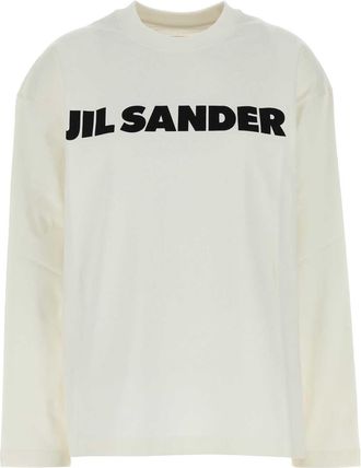 Jil Sander White Cotton Oversize T Shirt