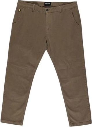 Lyle & Scott Tr 025It Broeken - Heren - Chinos - Beige - W38 - Katoen - Broeken