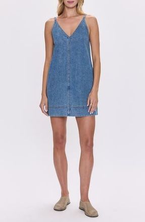Pistola Denim Tavi Denim Minidress in Palms at Nordstrom Rack, Size Large