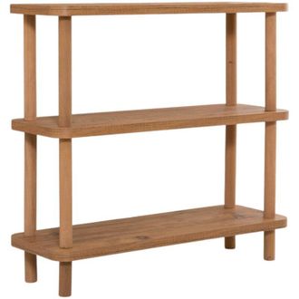 Dmora Dmora - Libreria Maharaja, Scaffale da ufficio, Mobile portalibri, Biblioteca, 80x28 h75 cm, Quercia