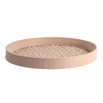 Jonathan Y Designs Drew 8.4 Modern Geometric Indoor Eco-Friendly 3D Printed Plant Saucer