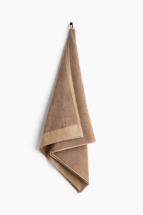 H&M Badehandtuch aus Frottee - Beige