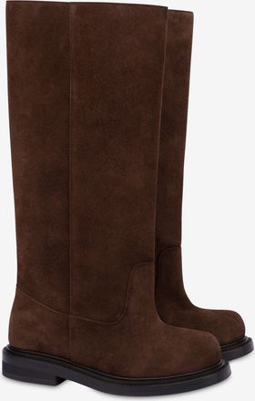 Moschino Stivali in crosta Olivia - Marrone