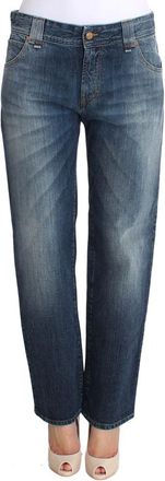 John Galliano Wash Relaxed Fit Cotton Stretch Womens Jeans