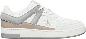 Calvin Klein Basket Cup Low Laceup Sneaker - Heren - Sneakers - Veelkleurig - 40 EU - Leer - Schoenen