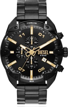 Diesel Spiked Chronograph Watch - Heren - Horloges - Zwart - ONE Size - Accessoires