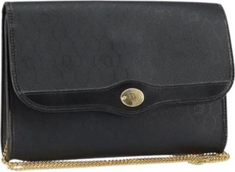 Dior Pre-owned Cross Body Bags, female, Black, Size: ONE SIZE Pre-owned Vintage Shoulder Bag